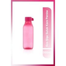 Eco Şişe Suluk Kare 500 Ml Pembe Pembe