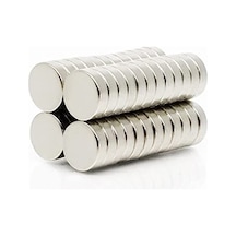 10x3 Mm Yuvarlak Güçlü Neodyum Mıknatıs, 25 Adet