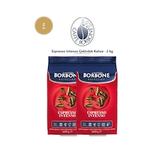 Caffe Borbone Espresso Intenso Çekirdek Kahve 2 Kg 2 Paket - Napoli Usulü Güçlü İçim