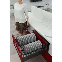Çekmece Içi Tabaklık 29cmx48cm, Antresit 3cm En Ve 6 Cm Boydan Kesilebilir
