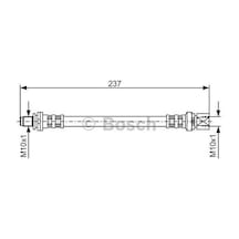 Bosch 1987476564 Fren Hortumu Arka 237.00 Mm