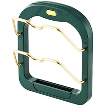 Suntek Tencere Kapakları Tutucu Duvar Dolabı Kapı Kiler Yeşil Yeşil