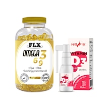 Omega 3-6-9 90 Tablet & Nevfix Vitamin D3 Sıvı 20 Ml