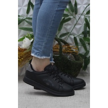 Fort Row Lena Siyah Füme Rahat Hafif Sneaker Kadın Spor Ayakkabı 001