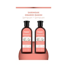 Sarımsak & Bitkisel Kompleks Onarıcı Bakım Şampuanı Tüm Saç Tipleri, Kokusuz 300 Ml X2