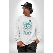 Histerik Unisex Beyaz Sweatshirt Beyaz