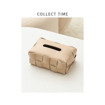 A-siyah Beyaz Dama Tahtası Doku Kutusu Oturma Odası Lüks Masa Emme Kağıt Kutusu Amerikan Tarzı Deri Dokuma Süs Moda Çanta