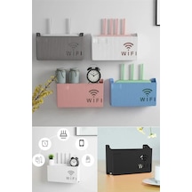 Siyah Pleksi Wifi Kutusu Duvar Asılabilir Sigorta Ve Modem Saklama Kutusu 25x15x6 Cm Diğer