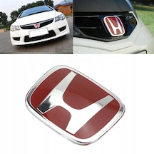 Honda Civic 2006.2012 Fd6 Kırmızı H Ön Kaput Logo