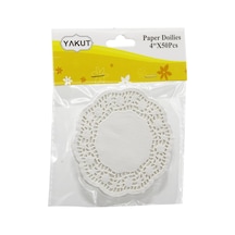 Kağıt Bardak Altlığı Seti - 50'li Paket - Dantel Tasarımlı