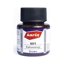 Karin Akrilik Mürekkep 45ml 601 Kahverengi Diğer