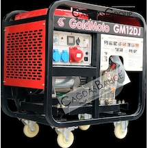 GoldMoto GM12TDJ Dizel Marşlı Jeneratör 12 KW Trifaze