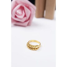 22 Ayar Altın Yüzük Kadın Yüzük Lkyzk1491