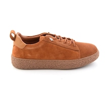 Bambi Taba Süet Hakiki Deri Kadın Sneaker K01822268402