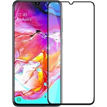 Linktech Samsung Galaxy A70 Uyumlu Temperli 5d Pro Cam Ekran Koruyucu