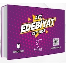Karekök Yayınları Ayt Edebiyat Cep Test