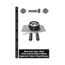 Özel Seri Spor Aleti Form Ew-50 Black-white Egzersiz Tekeri Siyah-beyaz