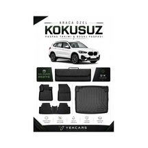 Bmw X1 2017 Model Aracınıza Özel 4d Karbonlu Kauçuk Paspas Takımı Ve Bagaj Havuzu