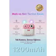 Q5p Çocuk Kamerası Sevimli Tasarım Hd Fotoğraf & Video Eğitici Oyuncak Kamera Çocuklar İçin Fotoğraf Makinesi Pembe