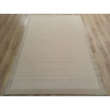 Çam Halı Sisal 9327 Bej / Krem Bordürlü Jüt Sisal Kilim