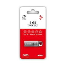 4 Gb Metal Dayanıklı Gövde Usb 2.0 Usb Flash Bellek Taşınabilir