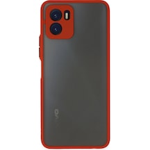 Ilkeshop Newface Vivo Y15s Kılıf Montreal Silikon Kapak - Kırmızı