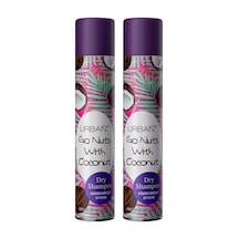 Hindistan Cevizi Kokulu Hacimlendirici Kuru Şampuan Seti 2x200ml- Vegan - Uv Korumalı 1 KG