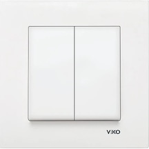 Viko Komütatör - Beyaz Çerçeve Dahil 3 Adet
