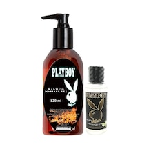 Playboy Aromaterapi Isıtıclı Massage Oil 120 Ml + Jasmin Aromalı Massage Vücut Masaj Yağı 50 Ml