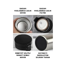 400ml Filtreli Rahat İçim Kilitlenebilir Paslanmaz Çelik Termos Kahve Mug Bpa İçermez Kırmızı Çok Renkli