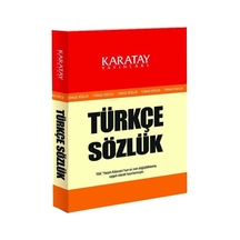 Türkçe Sözlük Karton Kapak - Ahmet Selçuk - Karatay Yayınları