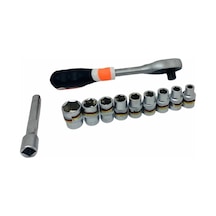 Euro Tools Socket Set 1/2'' Krom Lokma Seti 12parça
