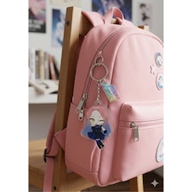 Owl Bag Alien Stage - Mizi Desenli Acrylic Anahtarlık Çanta Süsü Mıx
