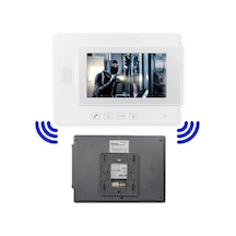 Powermaster Görüntülü Kapı Diyafonu Daire İçi Görüntülü Kapı Zili Paneli 7 İnç Ekranlı