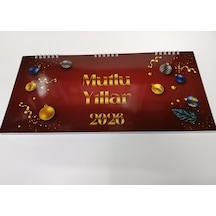 2026 Spiralli Masa Takvimi Büyük Boy 16 X 34