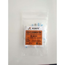 Asafe Isı Büzüşmeli,Kendinden Lehimli,Izole Konnektör 2,5Mm(20Li)