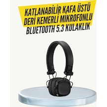 Ergonomik Konforlu Kablosuz Kulak Üstü Bluetooth Kulaklık -