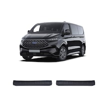 Ford Transit Custom 2023 Ve Sonrası Uyumlu Kapı Eşiği Koruma Abs 2 Parça Parlak Siyah