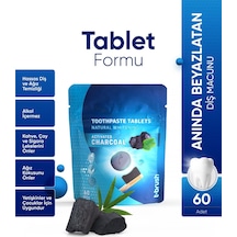 Tbrush Beyazlatıcı Aktif Karbonlu Diş Macunu Tableti - Doğal Ve Etkili Beyazlatma 60Tablet