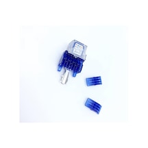 KEYSTONE JACK UTP CAT6 90 D BLUE-RED