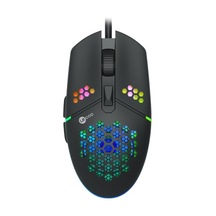 Ms105 Kablolu 3200dpı 6 Tuşlu Rgb Led Aydınlatmalı 103gr Ağırlık Optik Sensör Oyuncu Mouse Siyah