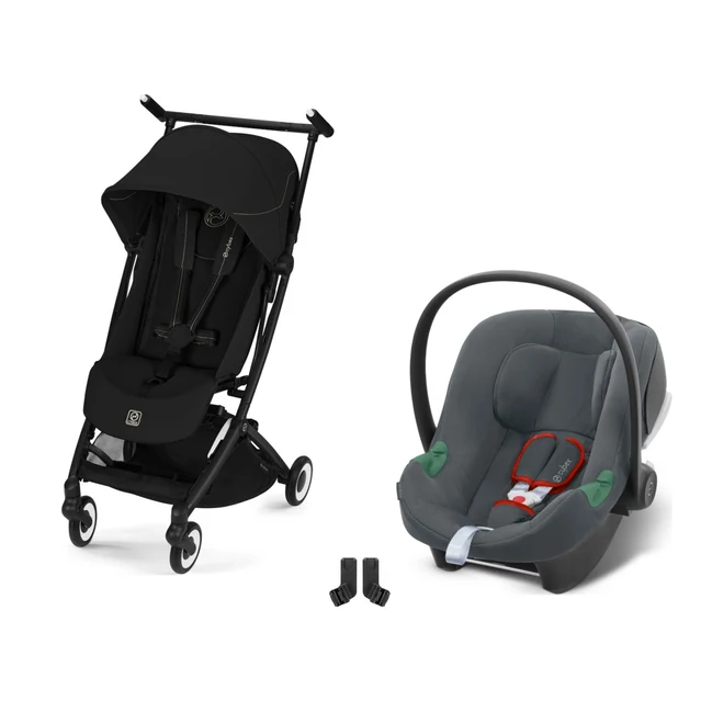 Cybex Libelle Travel Sistem Black Magic Black & Aton Steel Grey