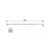 Bosch 1987474514 Disk Balata İkaz Kablosu