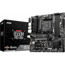 MSI B550M Pro-VDH AMD B550 4400 MHz (OC) DDR4 Soket AM4 mATX Anakart