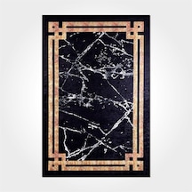 Crea Yolluk Halısı 80x300 Printed Carpet 2049pc Siyah
