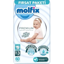 Molfix Premium Bebek Bezi Fırsat Paketi 3 Beden 4-9 Kg 60 Adet 3 Numara