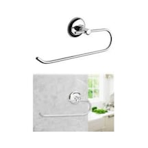 Kapaksız Kağıt Havluluk, Krom Havlu Askısı 25 Cm Gümüş Diğer