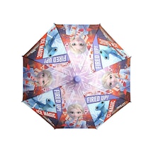 Frozen Karlar Ülkesi Ice Magic Pvc Koruma Kılıflı Çocuk Şemsiyesi - 3 - 12 Yaş Arası Çap : 85 Cm