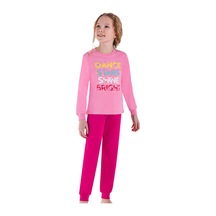 Ersoy 745u Kız Çocuk Uzun Kollu Pijama Takımı-pembe Pembe