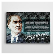 Atatürk Teknoloji Dekoratif Kanvas Tablo 70 X 100 Cm